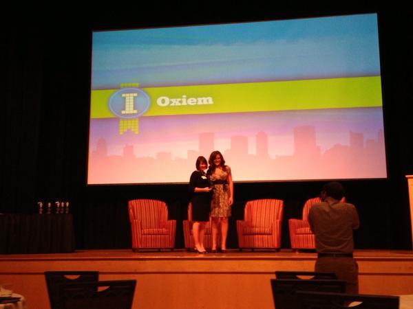 johnfimiani's tweet photo. Congrats @sparklegem for @oxiem win for Urbana University at Ohio Interactive Awards http://t.co/nP9avXDu