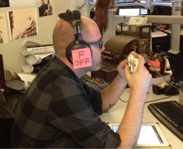 korkyplunger's tweet photo. This is how you know we're shipping a game. http://t.co/dm8sNbFc
