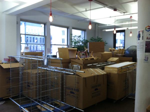 The east side is packed and ready to go.