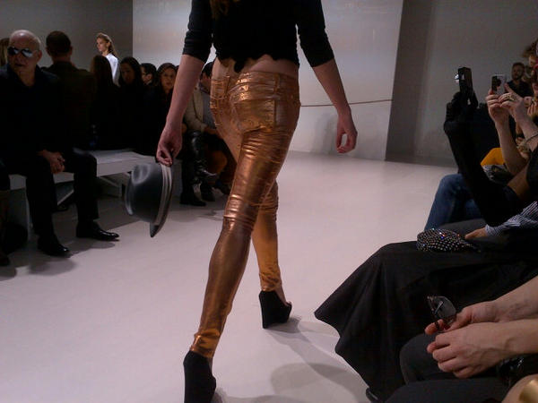 andreaholmes's tweet photo. Love them! RT @Fashionights: Found my next pair of jeans! This waxed gold pair. Siiiiiick @TriarchyBrand! http://t.co/6cn4tYM0