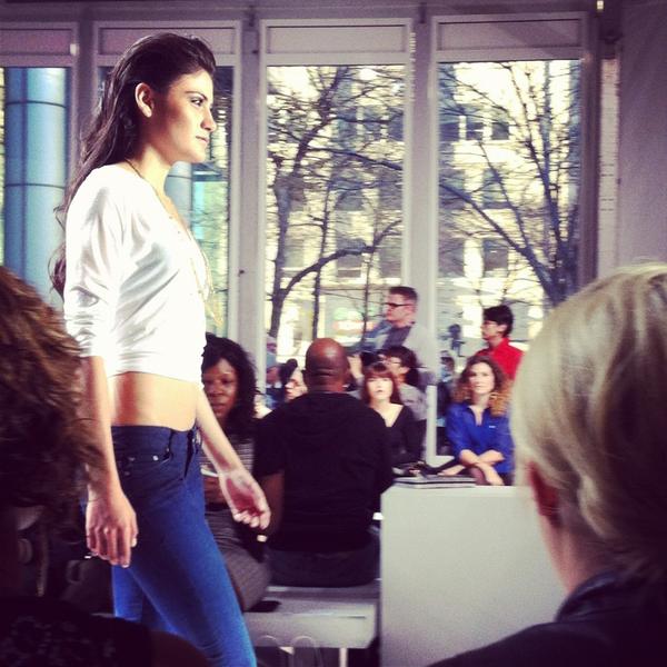 StilettosRnR's tweet image. Bring on the denim #Triarchy show at #wmfw #fashionshow #fashion #runway #catwalk #jeans #designer #toronto