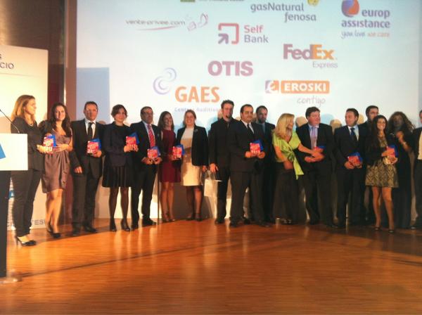 enriquegprieto's tweet image. @ascensoresotis OTIS premiada mejor SERVICIO DE ATENCIÓN AL CLIENTE. Recogió premio Rafael Fernández, director general.