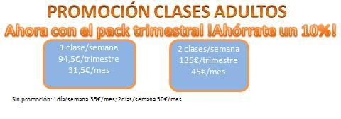 ahora en las #clasesVallPala para adultos ahorrate un 10%!!!