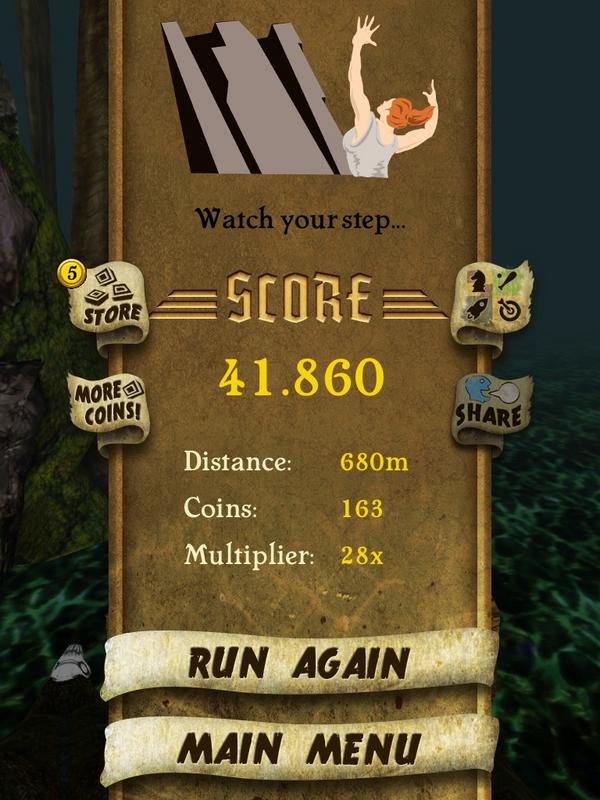 I got 41.860 points while escaping from demon monkeys. Beat that! bit.ly/TempleRunGame #TempleRunb