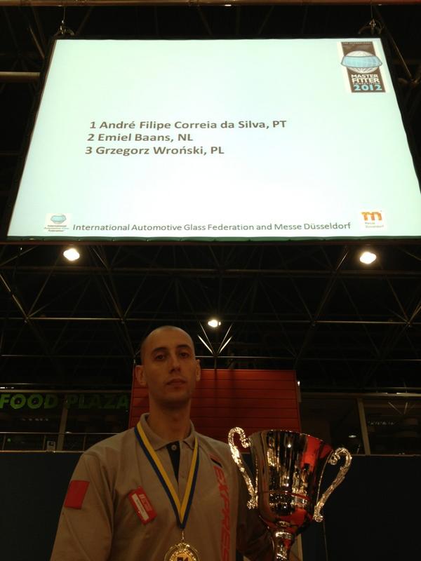 IntMastFitComp's tweet image. .... and the goldcup is for André Silva from Portugal #ExpressGlass. 
#TM1