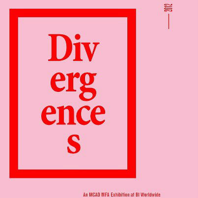 CMPND's tweet photo. Divergences opens 4:30-7:30 @biworldwide. Join @MCAD MFA artists for art, free food/drinks. 7625 Bush Lake Rd Edina MN http://t.co/HtclB4fD