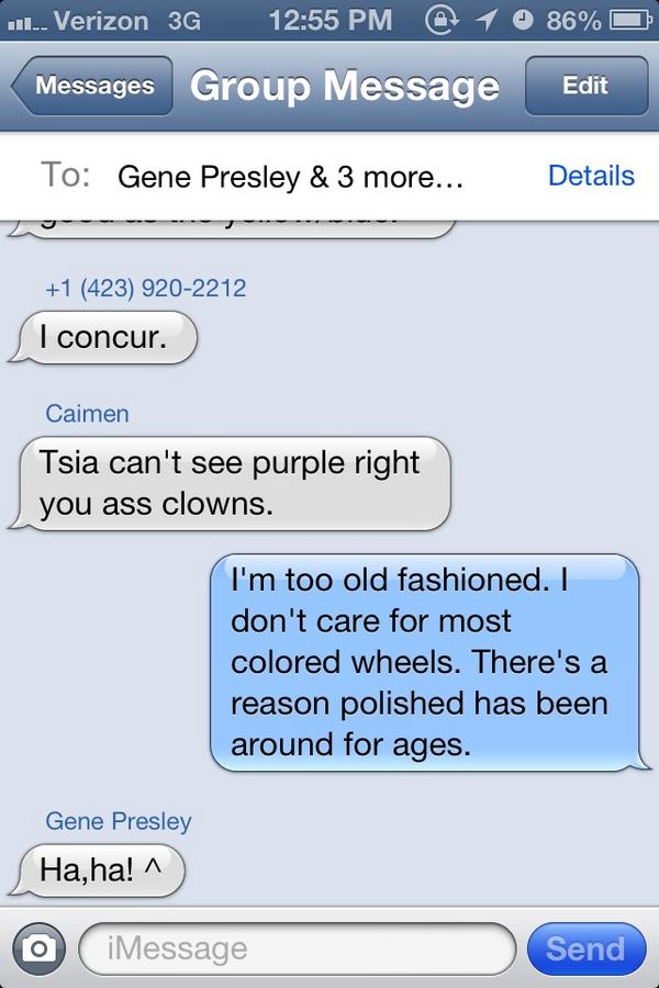 theAaronWheeler's tweet image. #GearheadProblems #ColorblindTsiaProblems #CaimenSolutions