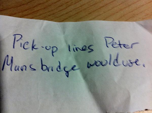FlintImprov's tweet photo. Thank for the great suggestion folks, funny funny stuff! #Fancyfridays http://t.co/iTs2QXRc