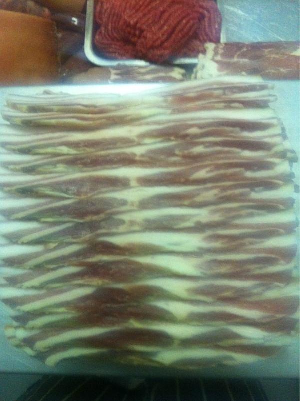 My in house dry cured bacon gives me a lardon
