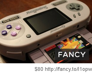 saicon's tweet photo. SUPABOY Portable Pocket SNES Console http://t.co/S4mCTasw via @thefancy http://t.co/2SPPI43f
