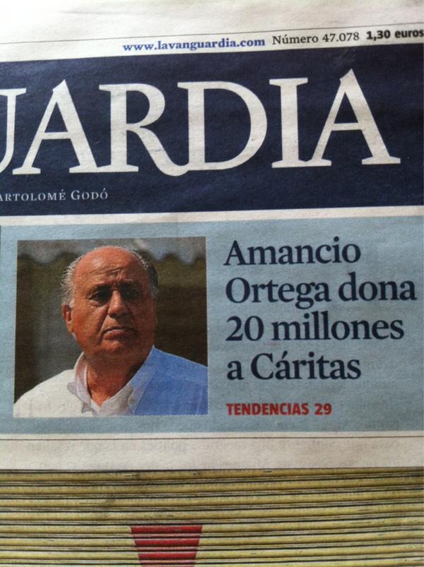 esclerosiseme's tweet photo. “@ines_grau: #algoenquecreer Amancio Ortega dona 20 millones a #caritas http://t.co/f4Jr4BiR”