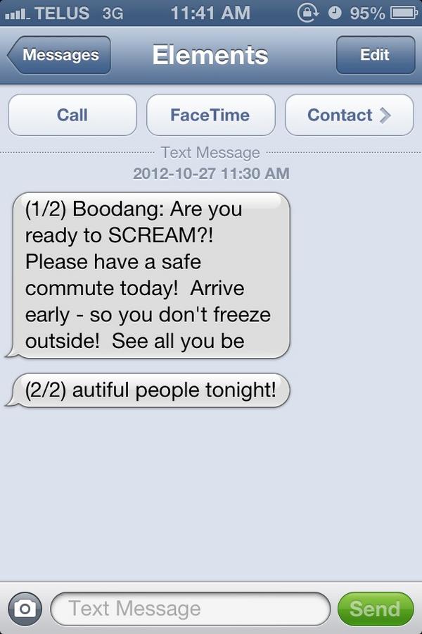 laurenrobleee7's tweet image. Sooooo pumped #scream2012