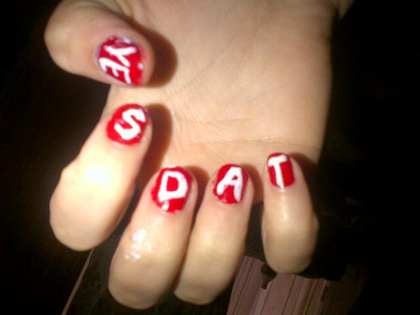chanNatxo's tweet image. @Charlie_MK1 like my #yesdat nails? Took me forever, lool