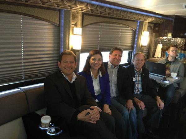 joshuabaca's tweet image. Thanks @LtGovSanchez and Senator @KellyAyotte for campaigning today on the @RomneyBus in Colorado! #RomneyRyan2012