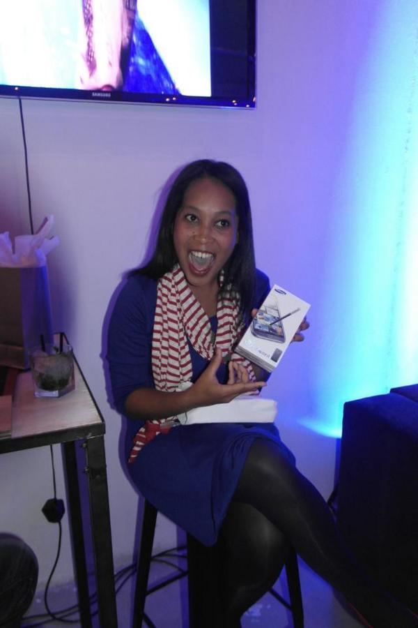 SamsungSA's tweet image. The face of the #BlueThread #GALAXYNoteII winner @UnionBar011#MBFWAFRICA
