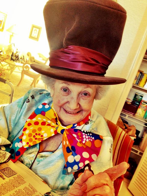 My favorite person wearing 20% of my costume this year ;)