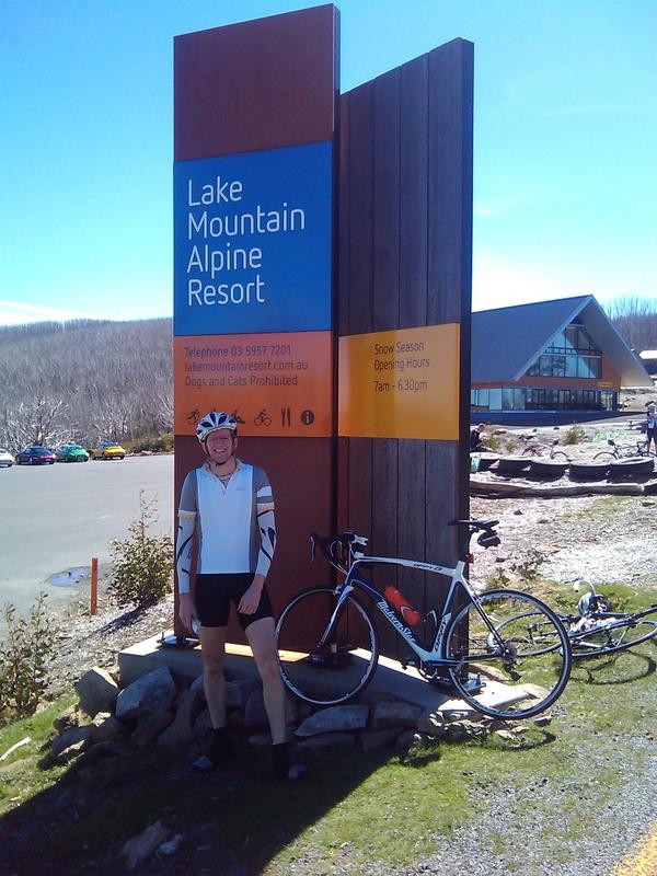 HoppyKanga's tweet image. Lake Mountain, thanks to @climbingcyclist @Hells500 for organising.