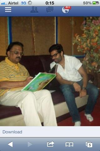 sreeramsinger's tweet photo. Wit Balu Garu... http://t.co/KMtVC7aq