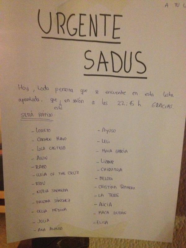CMlaluz's tweet photo. Urgente. http://t.co/j03W9OER
