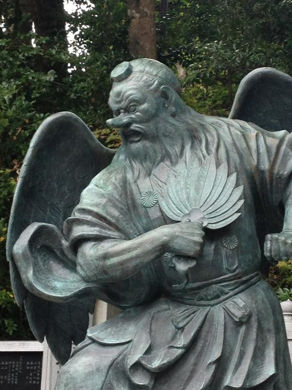 susquatch_JPN's tweet image. I went to Mt.Takao in Tokyo last day. There are many many beautiful statues!