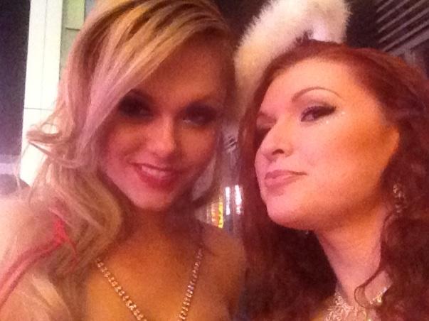 At the sCare Foundation's 2nd annual event with Dani (she's dressed up as an angel) yet who looks more innocent? http://t.co/ALCkC3yf