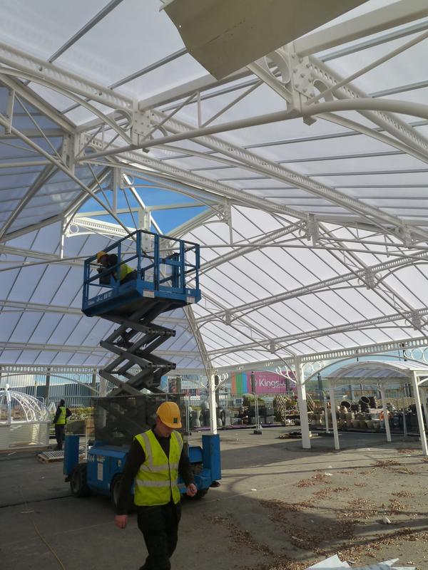 A snapshot of DP Structures' 3rd phase build at Gordon Riggs Garden Centre in #Rochdale, #Lancashire.