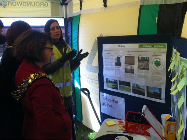 GroundworkLincs's tweet photo. @Your_Patch. Wickham Gardens consultation with the Mayor of #lincoln and Sheriff of #Lincolnshire http://t.co/gqRTiKtW
