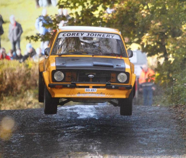 SilvermistMedia's tweet photo. Patrick Corey from Dromore, with Chris Horan on the notes, flying high in the 2012 Donegal Harvest Rally! http://t.co/hLOp1i6f