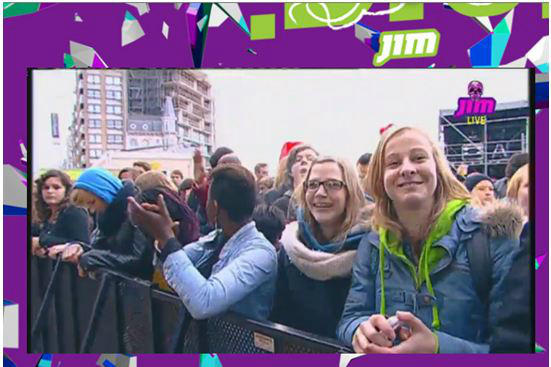 pehuke's tweet photo. the big live op Jim TV , en wie zien we daar ..? groetjes :) http://t.co/egjOVbo7