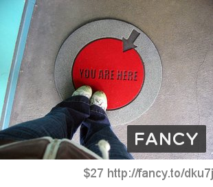 mathweetas's tweet image. You Are Here Doormat fancy.to/dku7j via @thefancy
