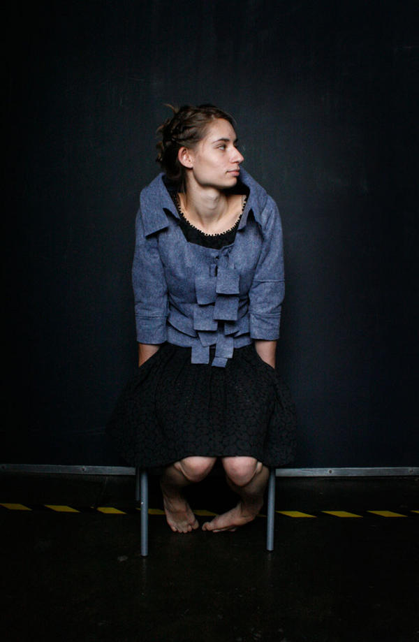 CraftCouncilBC's tweet photo. Great interview with @katetfletcher on 'Slow Fashion' http://t.co/GeX5D9hO, #Sustainable? see this jacket by Sam Forno http://t.co/6wAnGPfr