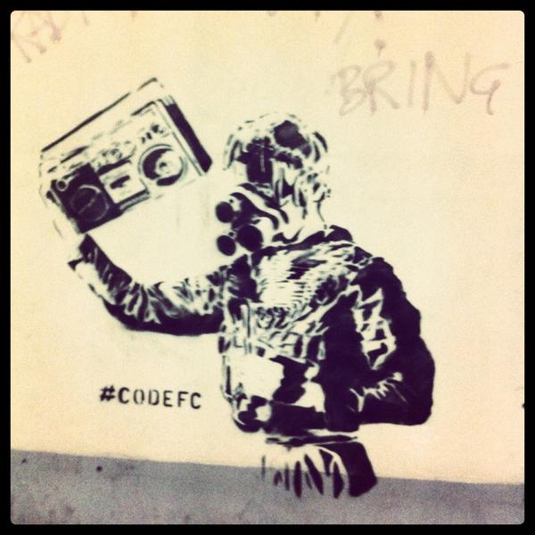 CodaLiz's tweet image. Amazing #streetart in Krakow ...found the Graffiti/Street Artist #CODEFC