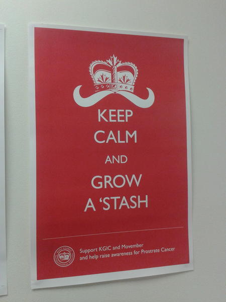 omega_monkey's tweet photo. Recently done #poster for #movember #kgic #keepcalm and #grow your #stash http://t.co/lNreSS3X