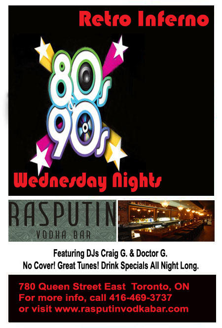 @table17 Join us on Wednesday (Nov 7th) when we start #RetroInferno @ 'Rasputin Vodka Bar'! #Riverdale / #Leslieville