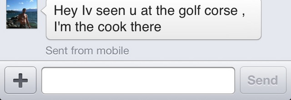 lilcheeesestick's tweet image. That creepy moment when you get a message like this. #stalker #30yearoldman #ew