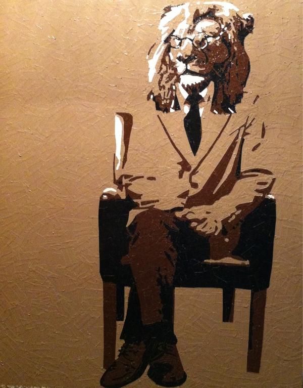 Chance_Foreman's tweet photo. "The Big 5 - Lion"
38" x 48"
Duct Tape @theduckbrand http://t.co/5mlmmZCK