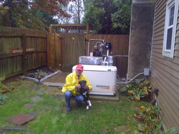 _fox29philly's tweet photo. Ed in Horsham waiting to fire up the generator. http://t.co/W6SUbouD