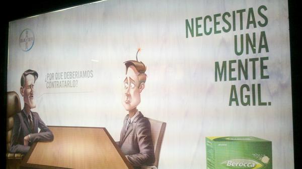 rcolusso's tweet photo. "Necesitas una mente ágil" --cartel publicitario con el que me encontré al volver de @agiles2012 :) #agiles http://t.co/btvj0GNq