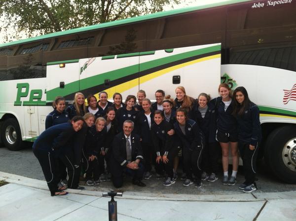 SuePatberg's tweet photo. Two days and 8 state later, home sweet home thanks to Joe! Sandy you got nothin on us. @EmorySoccer http://t.co/7w0DmFKB