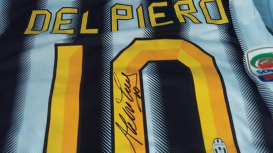 maglia autografata del piero