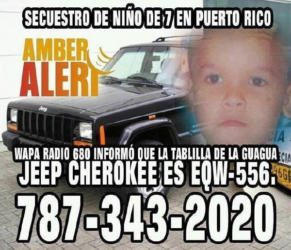 Foto | Tablilla de la Jeep Cherokee en la que escaparon los secuestradores de Alfry. EQW-556