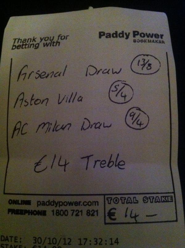 thebigbluesmurf's tweet image. €14 returns €270 #notimpossible #extraentertainment