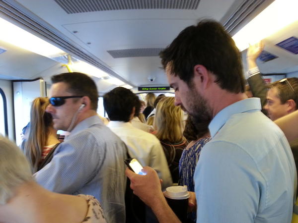 docwright7's tweet photo. How about installing some grab rails? #docsarrow @metrotrains http://t.co/49AmvwSU
