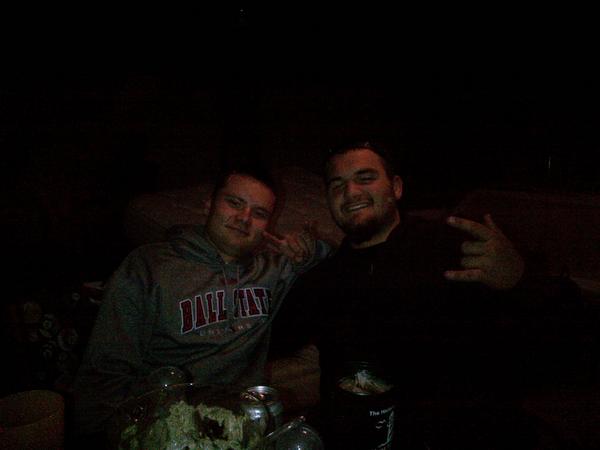blaynec1's tweet photo. What a Saturday night with this dude! Partied all night long #literally #6am http://t.co/GjVlnLsg