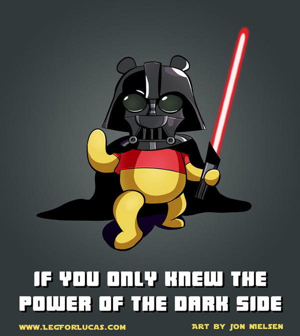 LegforLucas's tweet image. Can you say VADER POOH?  Please share this new Sith Warrior with fellow fans.  #star wars #disney #episode7