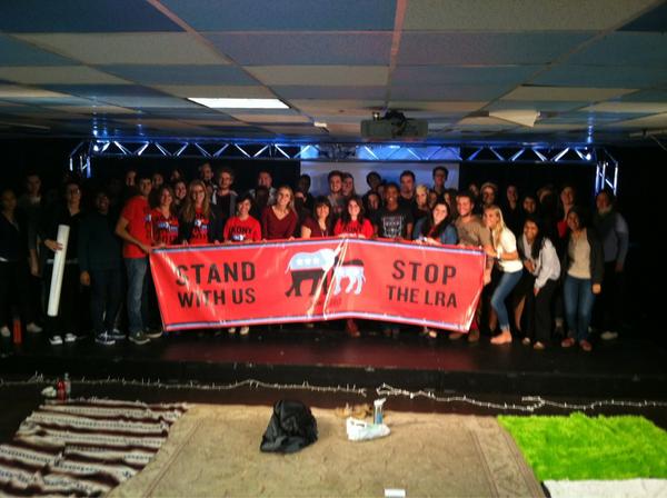 ICNewEngland's tweet photo. @MittRomney stand with students at Boston University to end #LRA violence. #Kony2012 http://t.co/EsgF6ctB