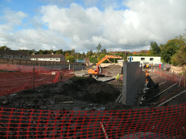 TowerbridgeJV's tweet image. Work on the #Omagh NIFRS site progressing well with groundworks and the substructure construction continuing.