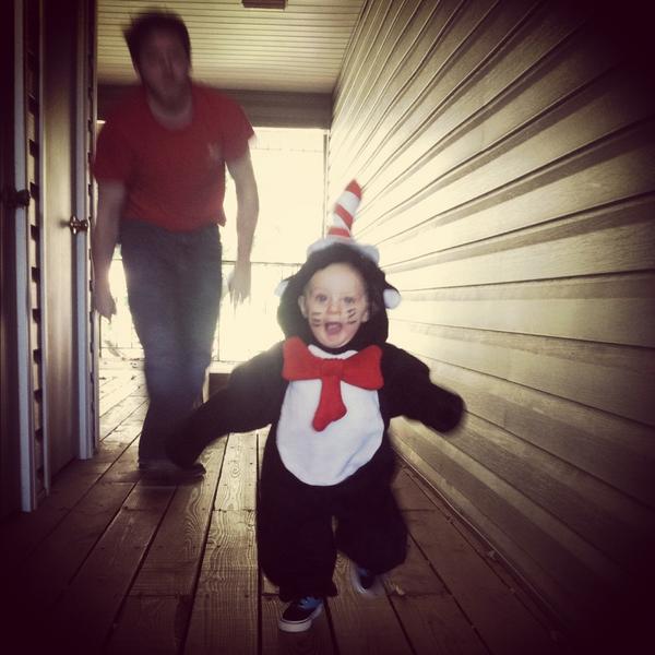 Landon's 1st Halloween! #happyhalloween #catinthehat #firsthalloween