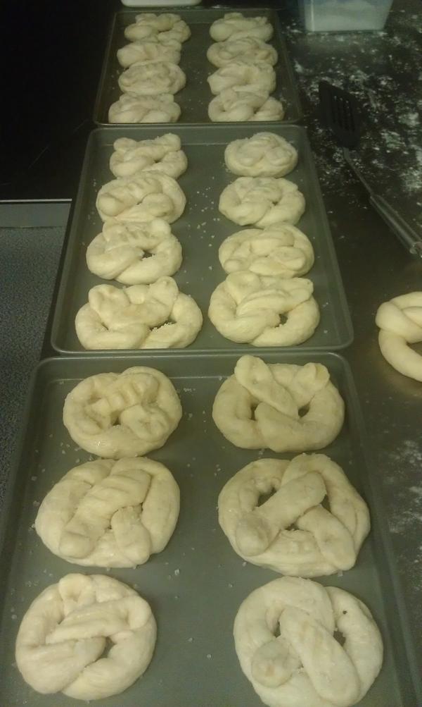 Fresh_ChefGreg's tweet image. German boardroom dinner pretzels.  @FreshEvents_ppl