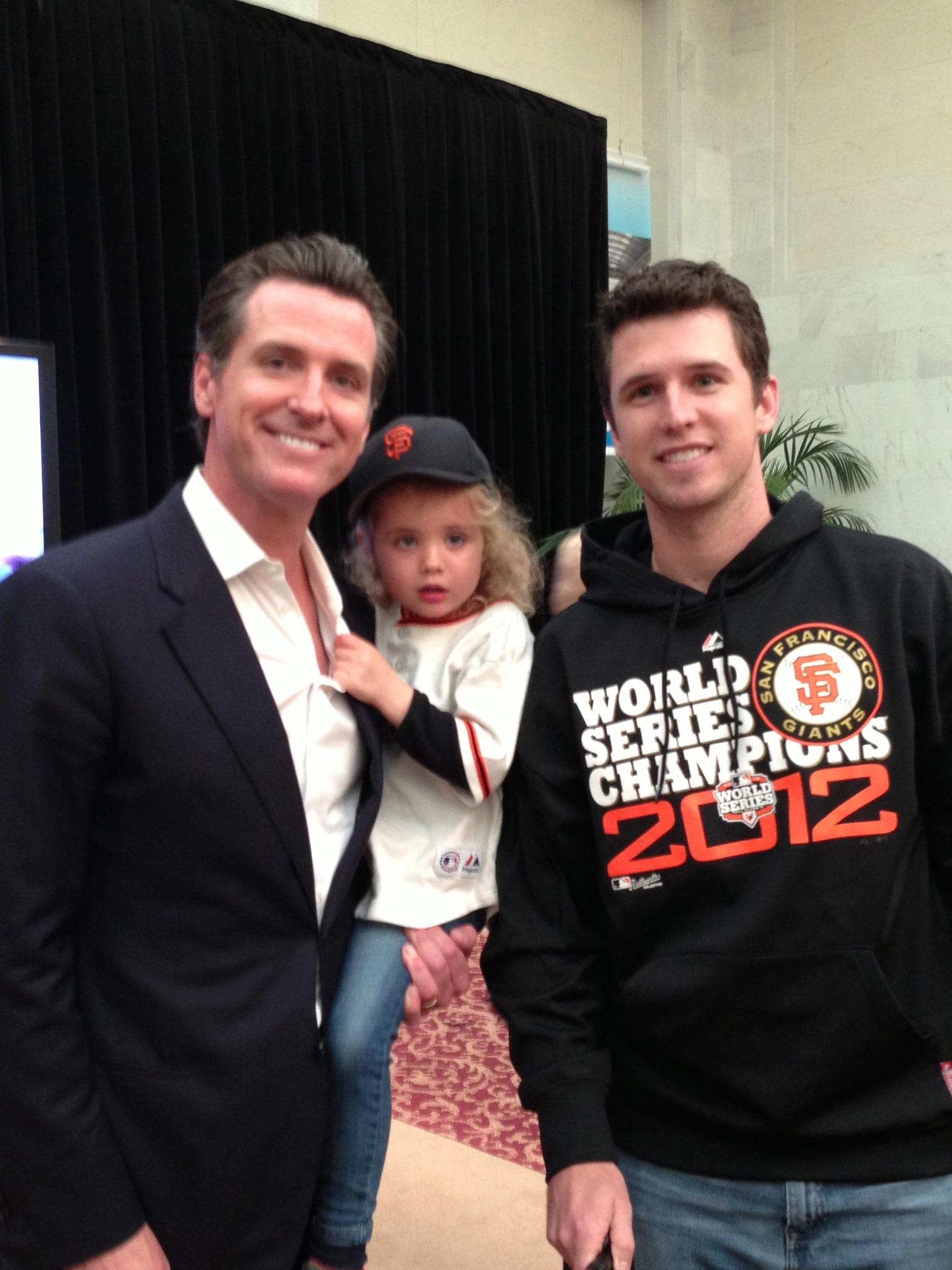 Gavin Newsom on Twitter: "MVP! @busterposey @SFGiants @SFGiantsFans #